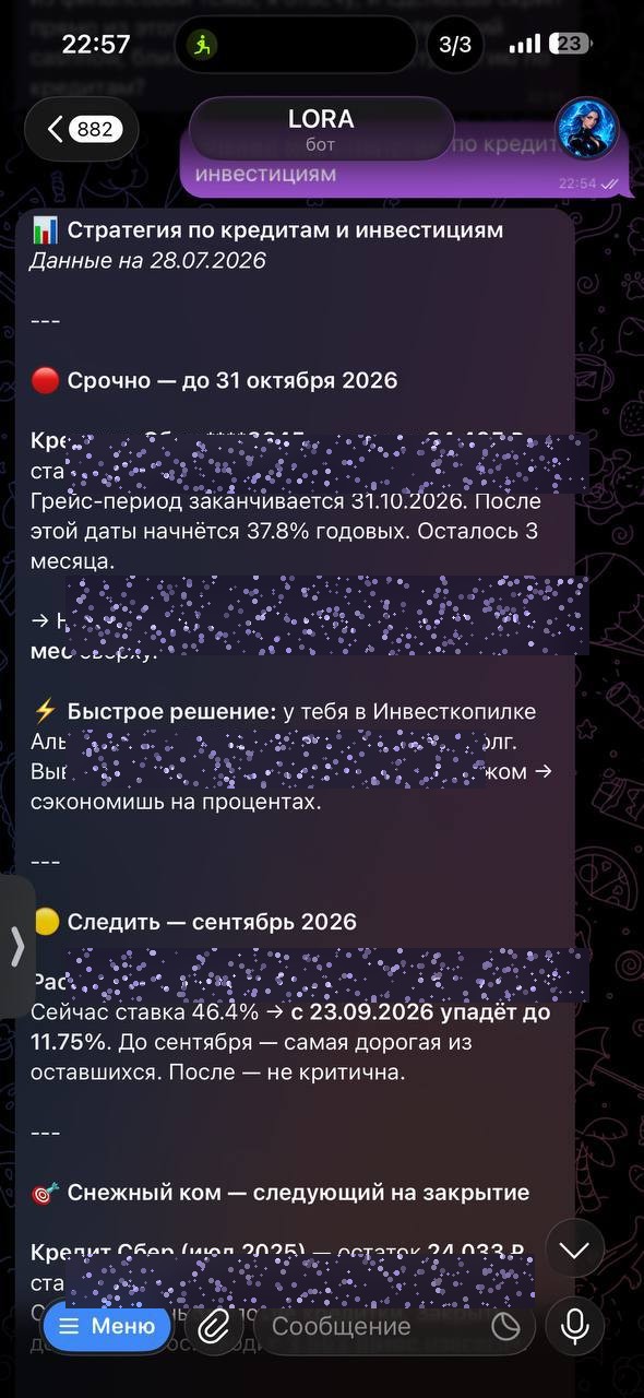 Стратегия по кредитам и инвестициям